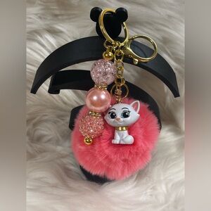 Disney Aristocats Duchess Cat Doorables Keychain/ Bag Charm Handmade
